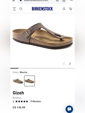 Unisex Birkenstock Gizeh Sandals